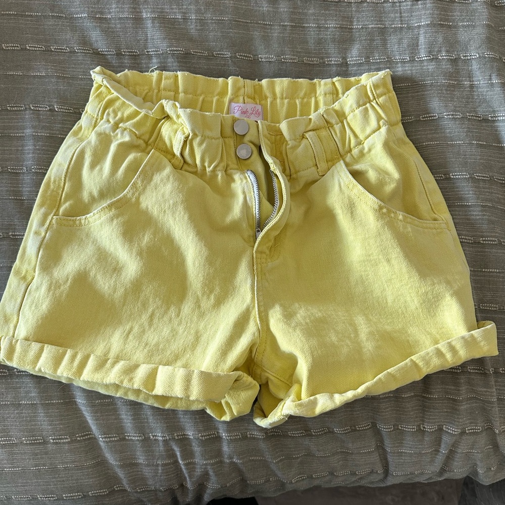 Pink lily shorts